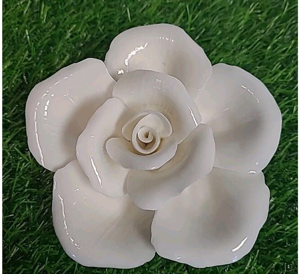 Florentine by L. Godinger & Company White Porcelain Rose